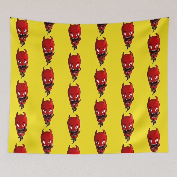 Item preview, Funny devil, smiling satan, satanic adult humor, cartoon designed and sold by piastrelli.