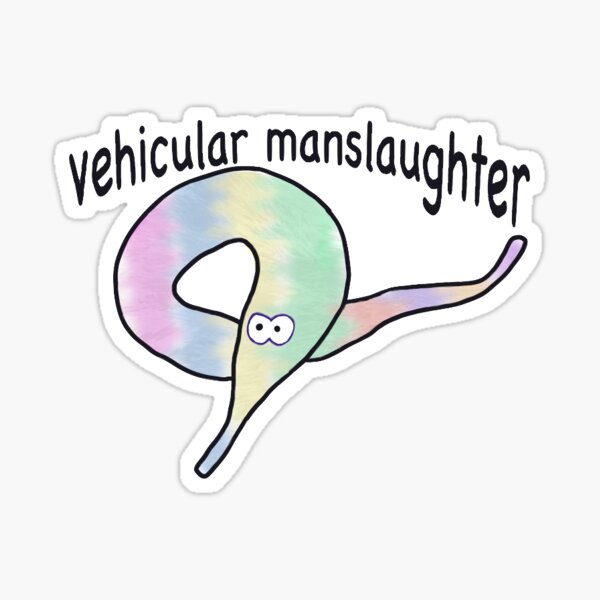 Vista previa del artículo con la obra «Gusano homicidio vehicular», diseñado y vendido por Are you shirious.