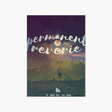 Dermot Kennedy - For Island Fires And Family Art Board Print