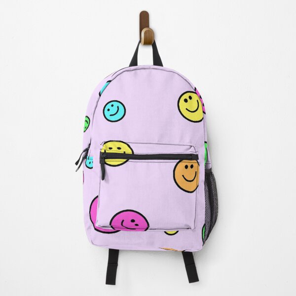 Item preview, neon smiley faces with purple background designed and sold by KaylaH22.