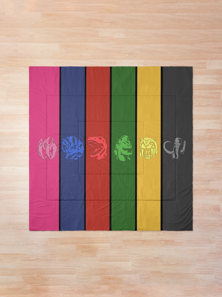 Alternate view of 6 Colored Zord Coins Comforter