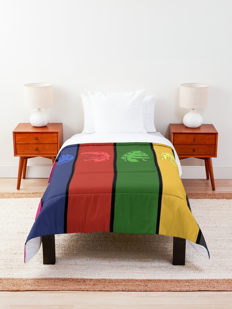 Alternate view of 6 Colored Zord Coins Comforter