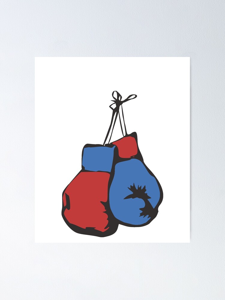 Poster Cadeau D Anniversaire De Gants De Boxe Vintage Par Gbdesigner Redbubble