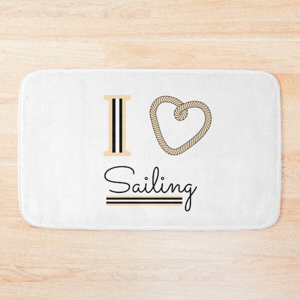 Item preview, I Love Sailing - Rope heart designed and sold by Joinjaimy.