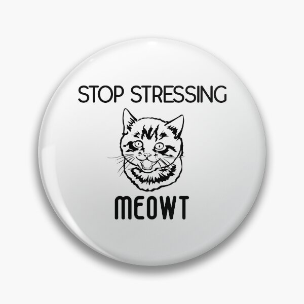 Item preview, Stop Stressing Meowt | Funny Cat Design designed and sold by Spektre-Co.