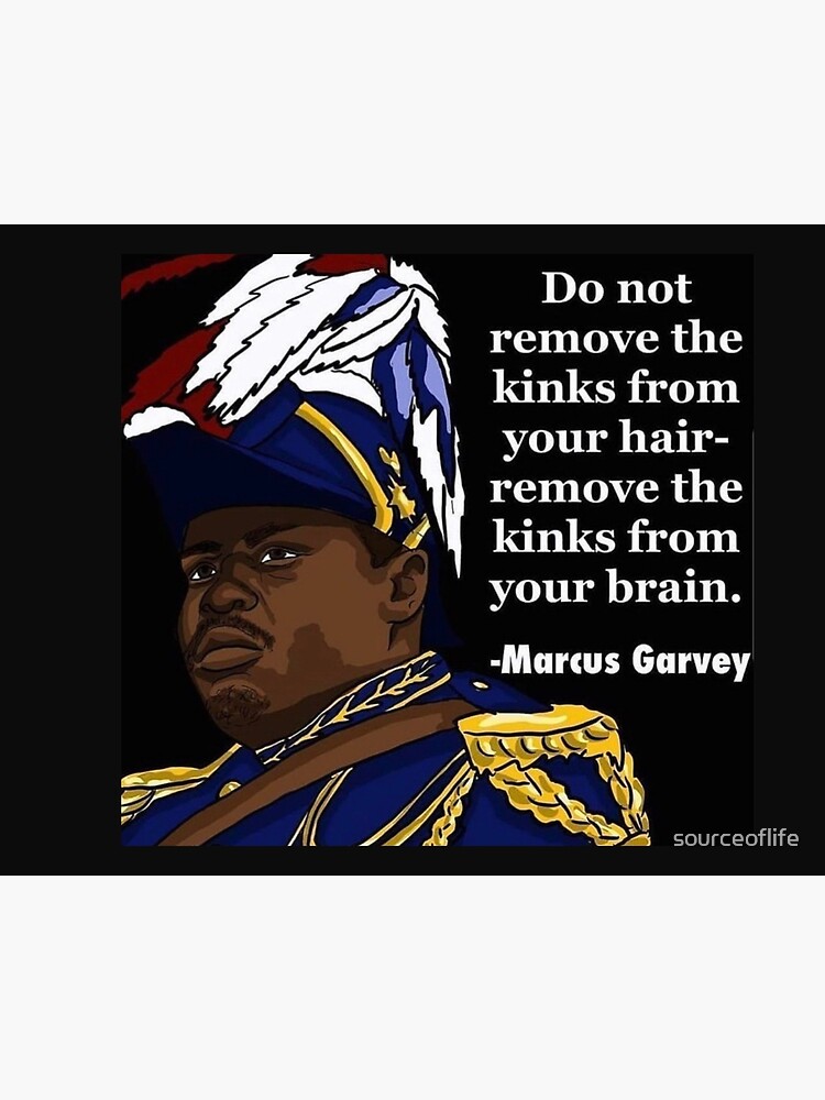 Do Not Remove The Kinks From Your Hair Marcus Garvey" Art Board Print By Sourceoflife | Redbubble