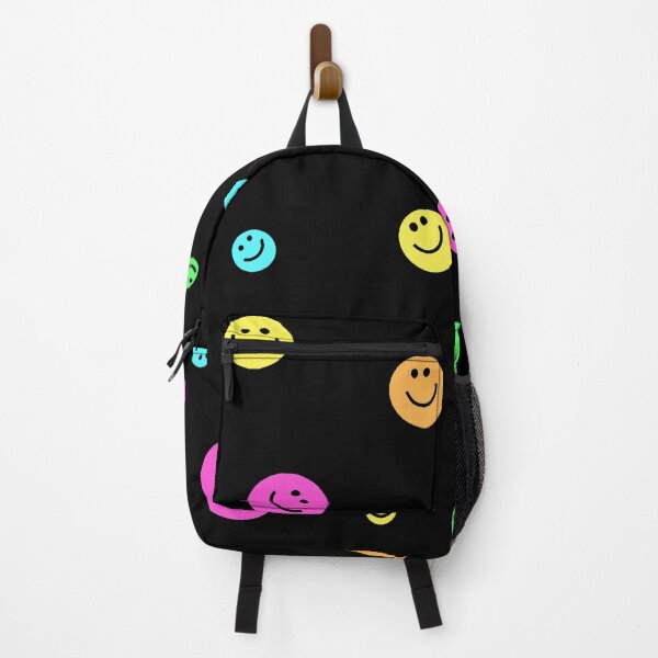Item preview, neon smiley faces with black background designed and sold by KaylaH22.