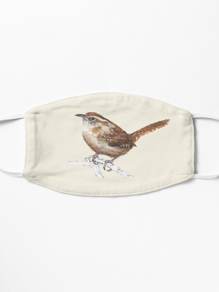 Alternate view of Carolina Wren Mask