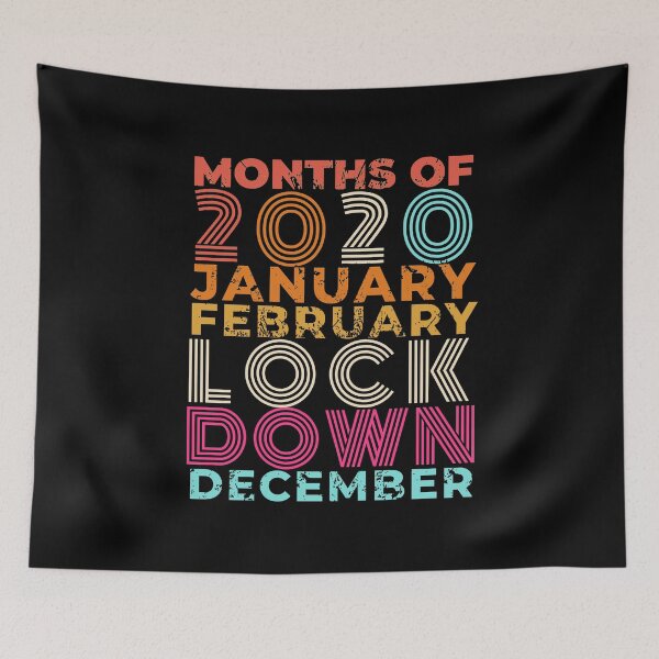 Item preview, lockdown design Months of 2020 | funny design 2020 | lockdown | lockdown funny | vintage   designed and sold by Hit-TShirt.
