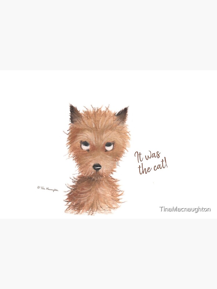 Cheeky Puppy Dog Eyes - "It was the cat!" by TinaMacnaughton