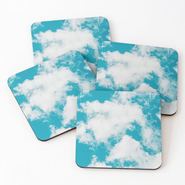 Item preview, Bright blue sky with fluffy clouds designed and sold by wendy4496.