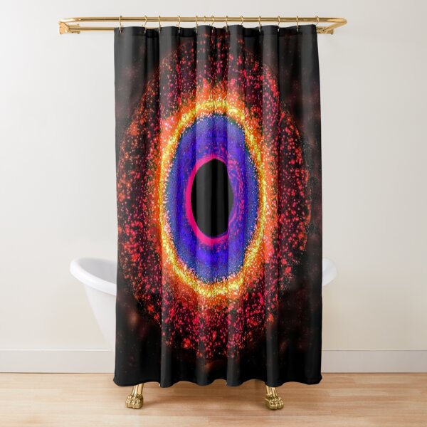 At speeds close to the speed of light, star astronauts will see a picture similar to this picture Shower Curtain