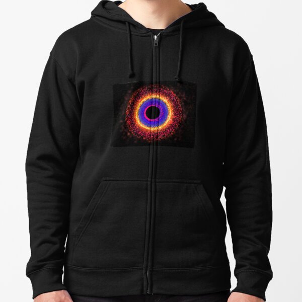 At speeds close to the speed of light, star astronauts will see a picture similar to this picture Zipped Hoodie