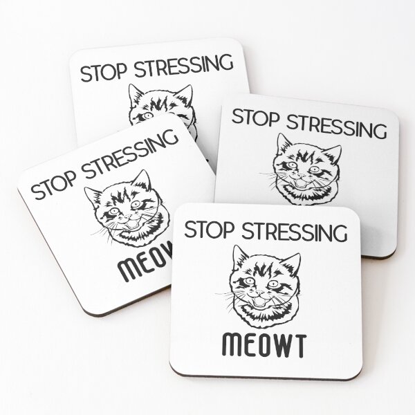 Item preview, Stop Stressing Meowt | Funny Cat Design designed and sold by Spektre-Co.