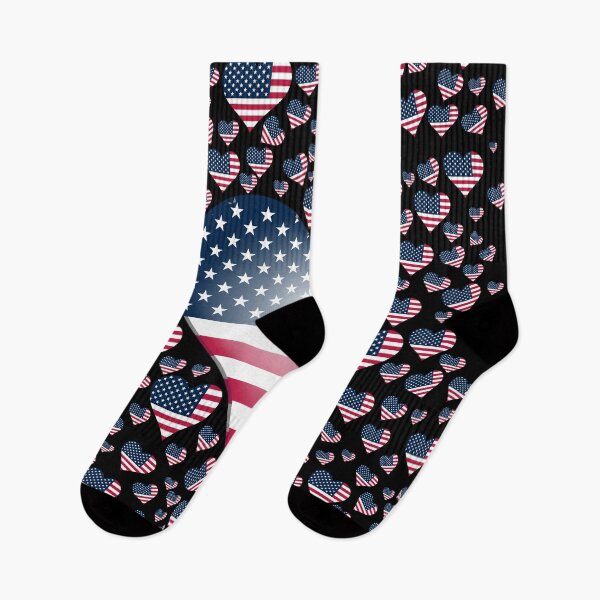 Item preview, USA American Flag Love Heart designed and sold by BleuSky.