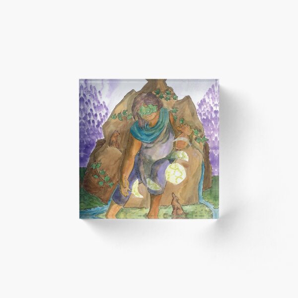 Guardian of the Moon Acrylic Block