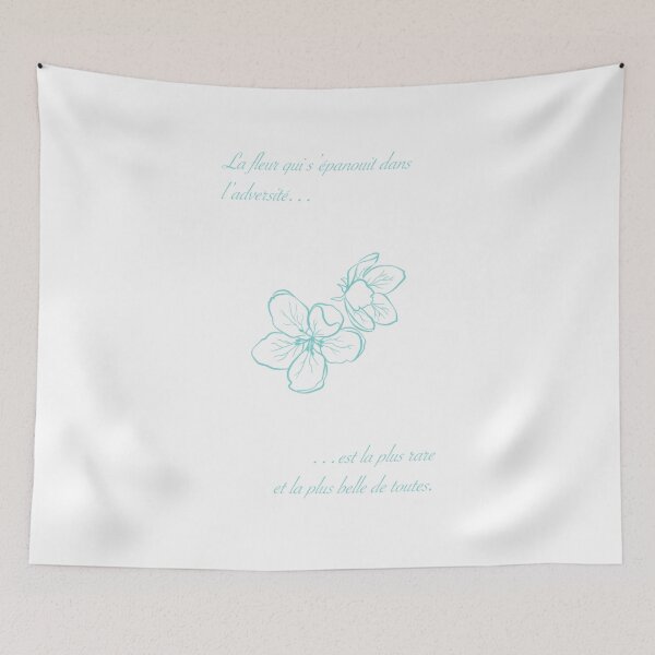 Item preview, Cherry Flower - Quote - Turquoise designed and sold by Jess-Xs.