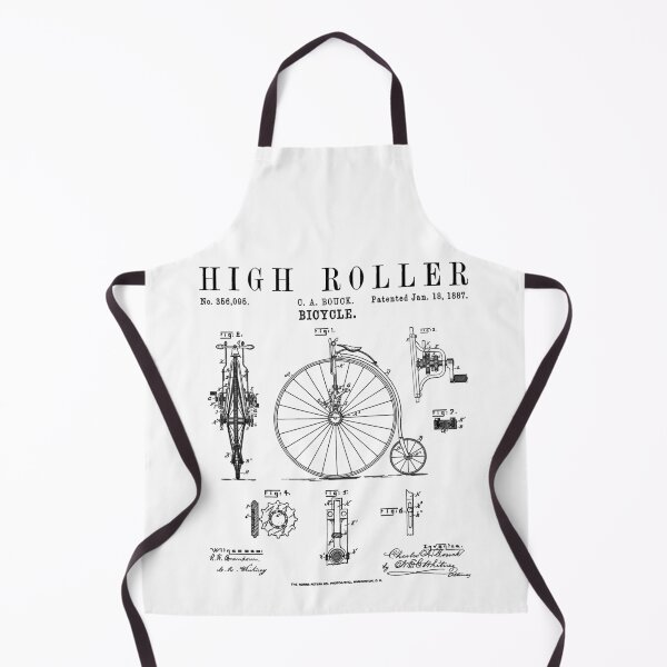 Item preview, Bicycle High Roller Old Vintage Patent Drawing Print designed and sold by GrandeDuc.