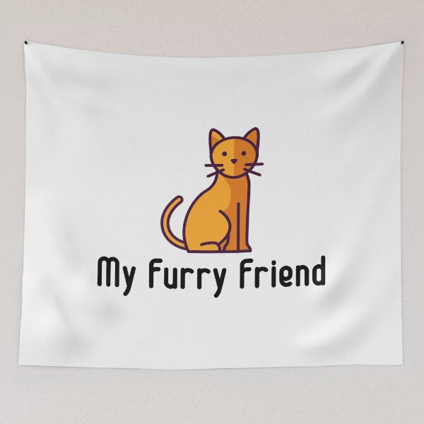 Item preview, My Furry Friend | Cute Cat Design designed and sold by Spektre-Co.