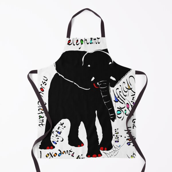Item preview, Black Elephant with Red Toenails designed and sold by michdevilish.