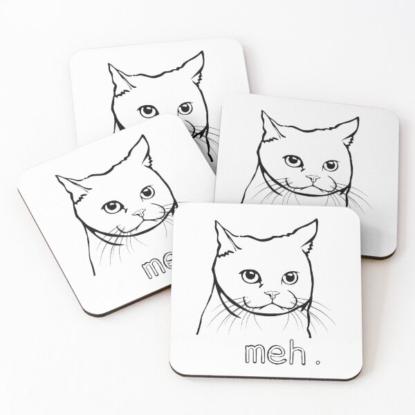 Item preview, Meh | Funny Cat Design designed and sold by Spektre-Co.