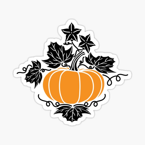 Gothic Gourds Sticker