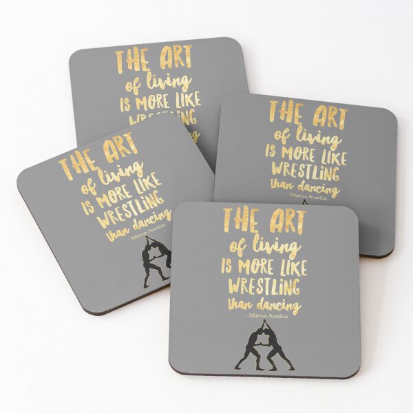 Item preview, The art of living is more like Wrestling than dancing designed and sold by Michael & Val Saletta.