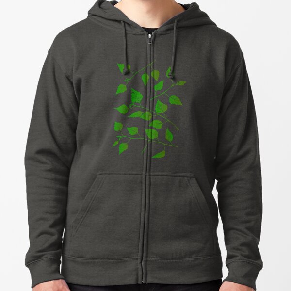 Vista previa del artículo con la obra «Patrón de bosque con hojas y tallos de abedul (en blanco)», diseñado y vendido por Davey's Designs.
