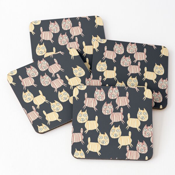 Item preview, Cute doodle cat sticker pack and pattern designed and sold by JokeGysen.