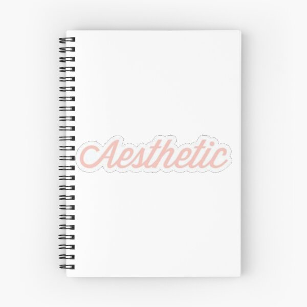 Item preview, "Aesthetic" pink text designed and sold by Iamstar.