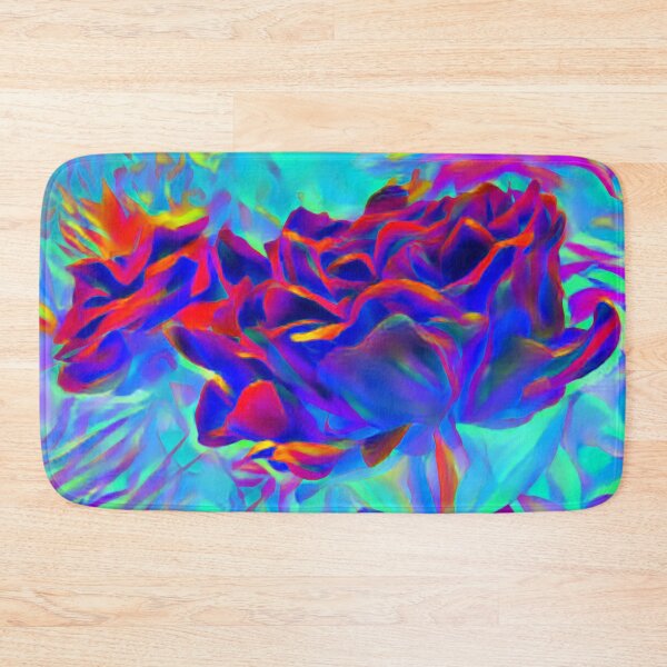 Item preview, Surreal Blue Red Peony designed and sold by Shapes-Mania.