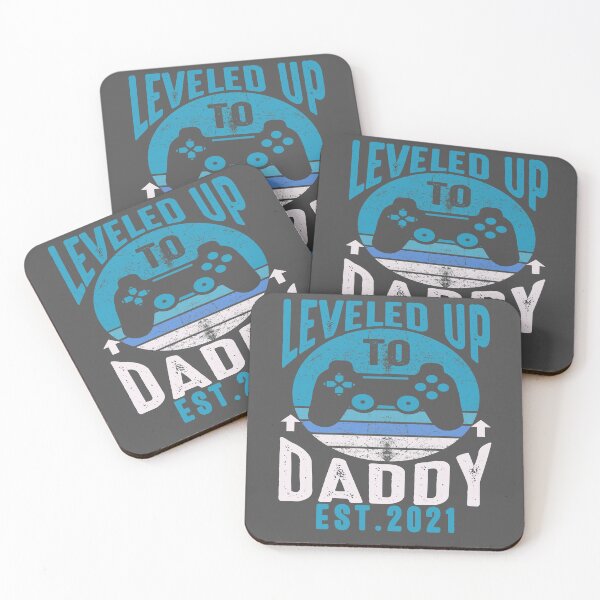 Item preview, I Leveled up to Daddy 2021 Gift Promoted to Daddy Est 2021 designed and sold by Julien114.