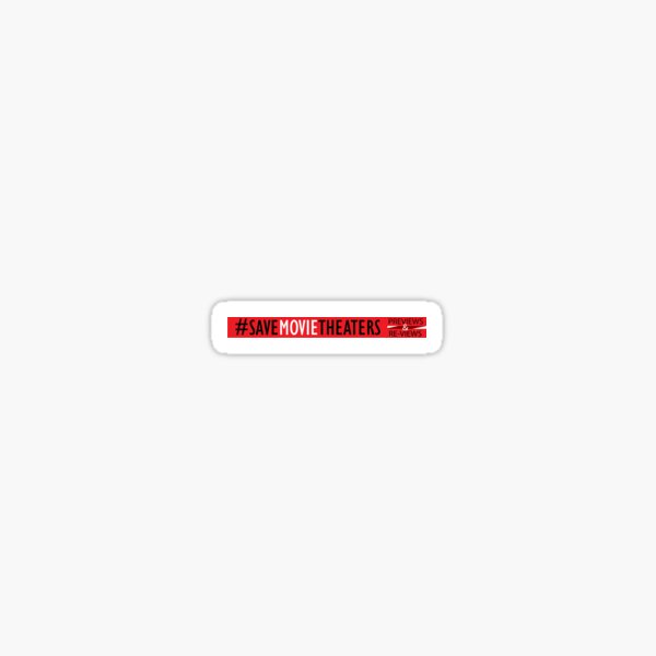 Item preview, "#SAVEMOVIETHEATERS" Banner with Original Previews & Re-Views logo designed and sold by Revolve Studios , LLC.