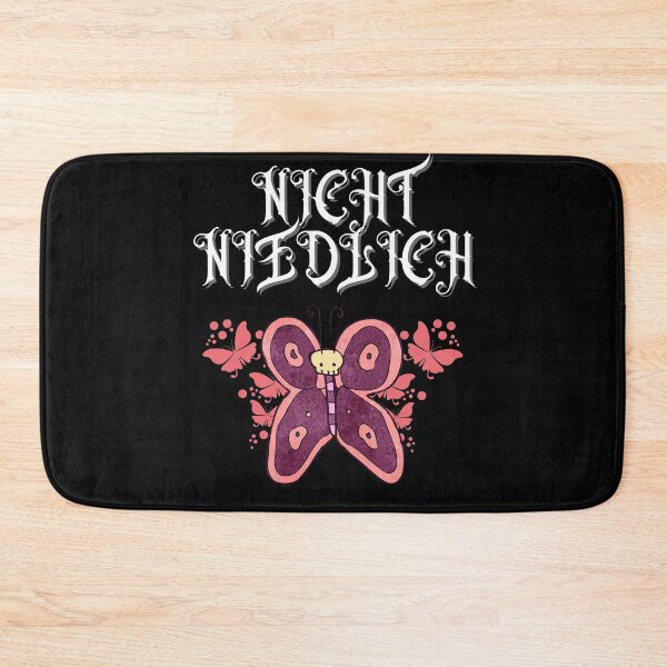 Item preview, Nicht Niedlich Butterfly Skull designed and sold by Two Left Hands Design.