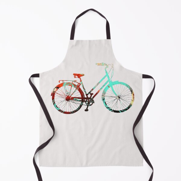 Item preview, Minimalist Bicycle Colorful Art Silhouette designed and sold by NancyMerkle.