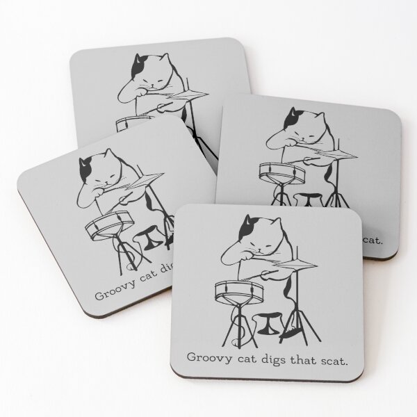 Item preview, Groovy Cat Digs That Scat designed and sold by MulberryPlace.