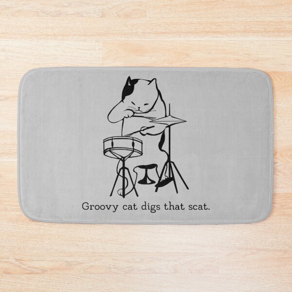 Item preview, Groovy Cat Digs That Scat designed and sold by MulberryPlace.