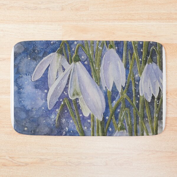 Item preview, Stunning Snowdrops! Watercolour by Paula McBride designed and sold by TTWG.