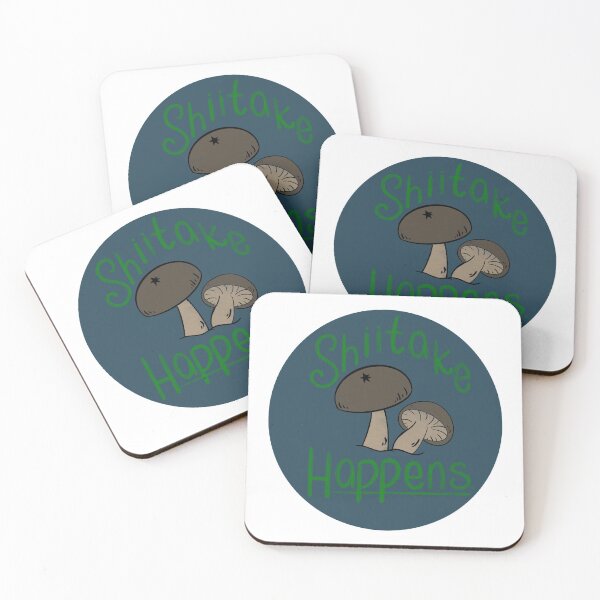 Item preview, shiitake happens designed and sold by G R I Z I D O R E.