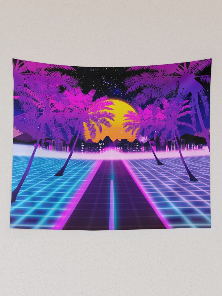 Retrowave tapestry 2024