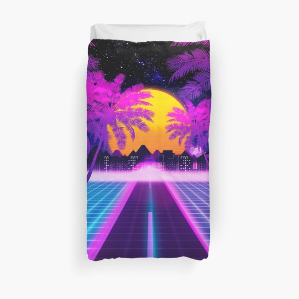 Retrowave Duvet Cover
