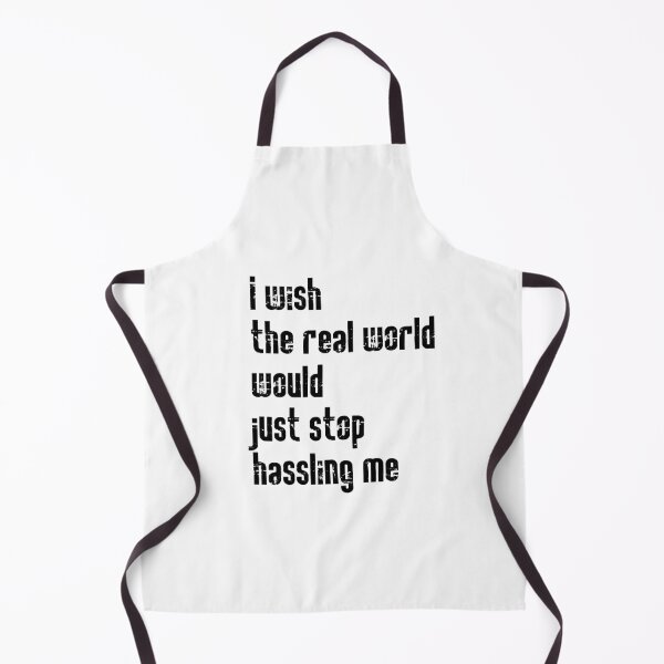 Item preview, I wish the real world would just stop hassling me - Matchbox Twenty - Real World - Quote designed and sold by CataRedBubble.