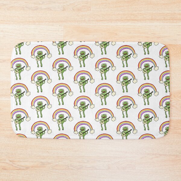 Item preview, frog with banjo under rainbow designed and sold by saacstix.