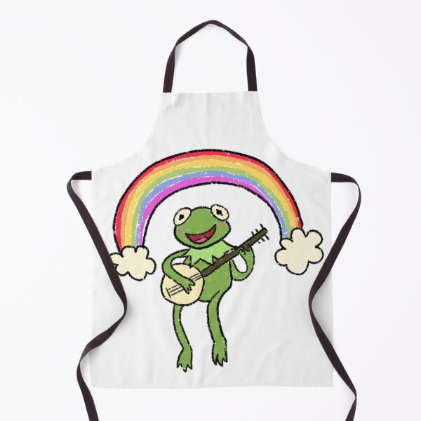 Item preview, frog with banjo under rainbow designed and sold by saacstix.