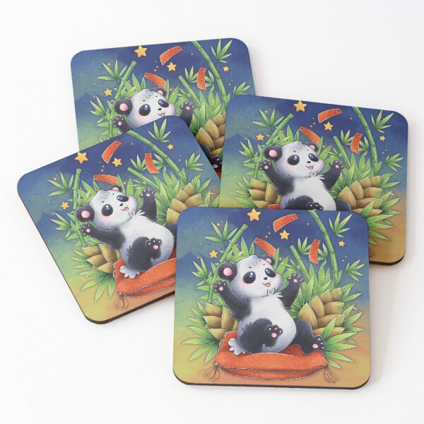 Item preview, Tanabata Bamboo Panda designed and sold by YumePeachyPie.