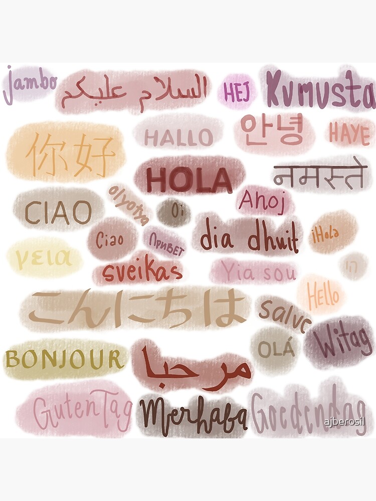 greetings-in-different-languages-poster-for-sale-by-ajberosil-redbubble