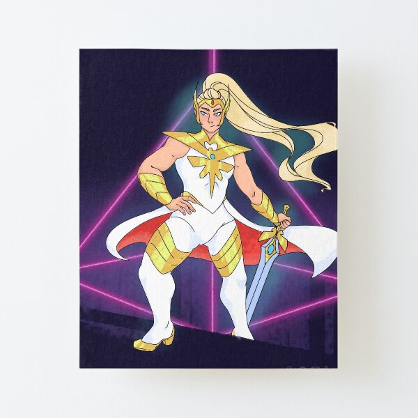 Buff Shera Canvas Mounted Print