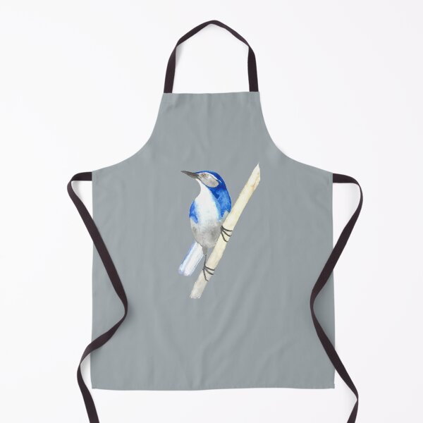 Item preview, California Scrub Jay on Grey Background designed and sold by Christiane Dobbins.