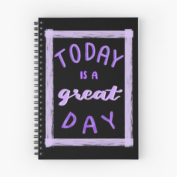 Item preview, Today Is A Great Day Lettering designed and sold by petalsofpassion.