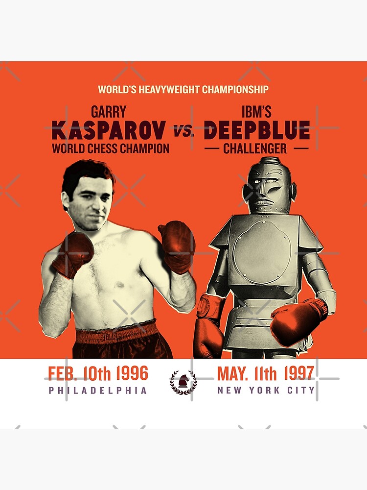 Kasparov vs Deep Blue 1997 Match Poster - Rare